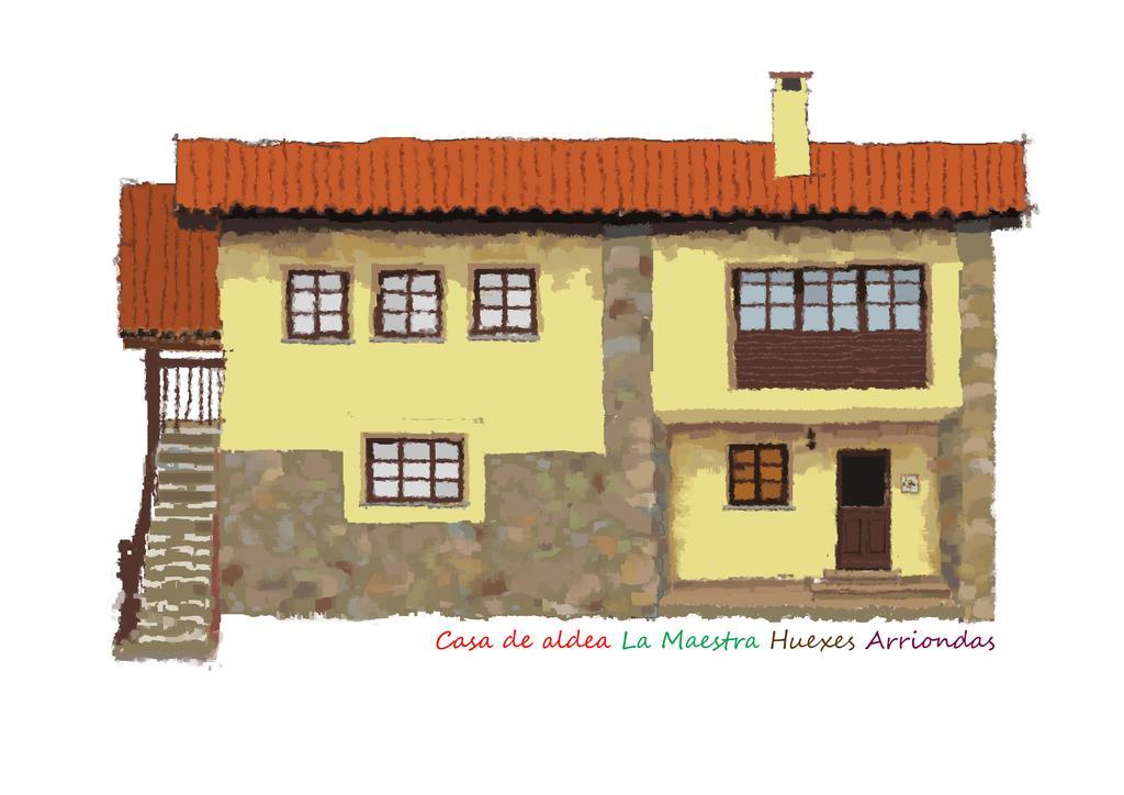 Casa La Maestra Appartement Arriondas Buitenkant foto